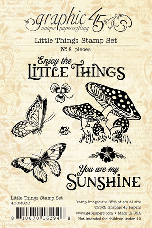 graphic-45-little-things-clear-stamps-4502533