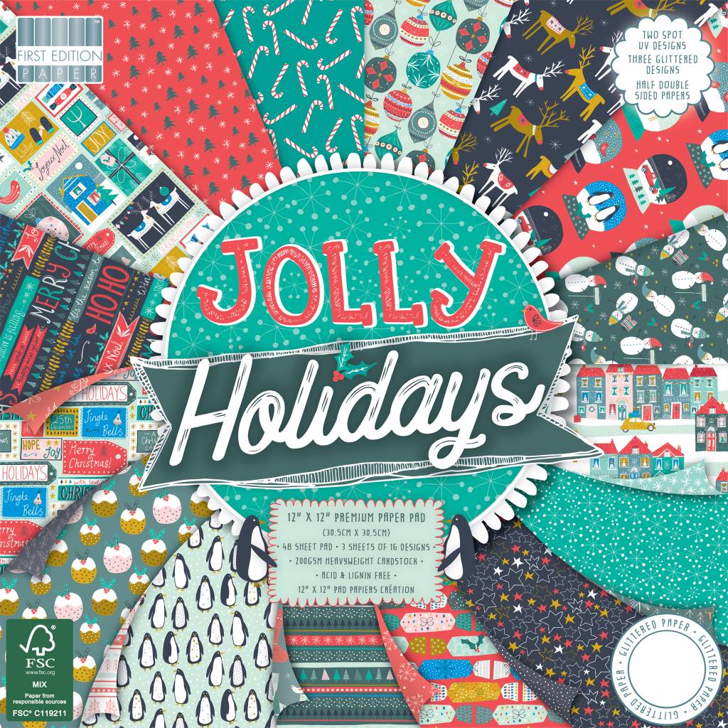 first-edition-jolly-holidays-12x12-inch-paper-pad