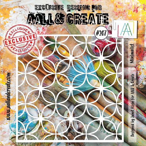 AALL & Create - Stencil 6x6 Inch Minimalist