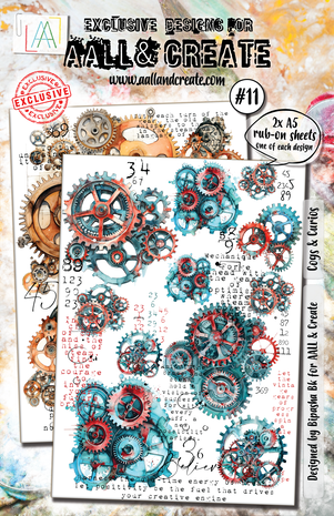 AALL and Create - Rub-Ons A5 Cogs & Curios