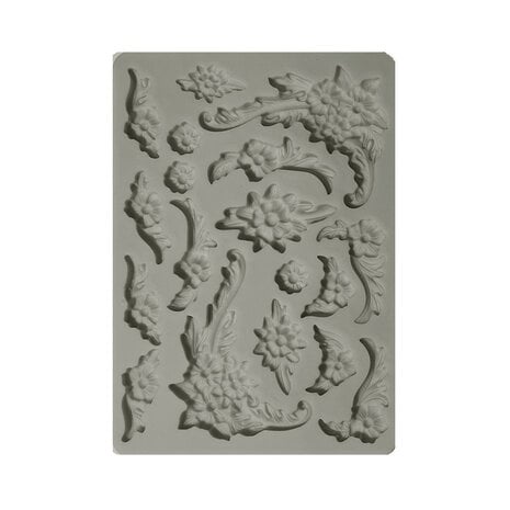 Stamperia - Precious Silicon Mould A5 Flower Corners