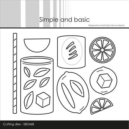 Simple and Basic die "Drink w/Orange and Lime"