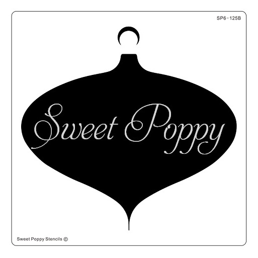 Sweet Poppy Stencil: Bauble Aperture