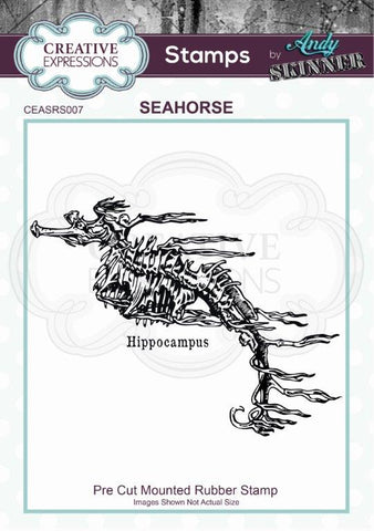 Andy Skinner Rubber Stamp "Seahorse"