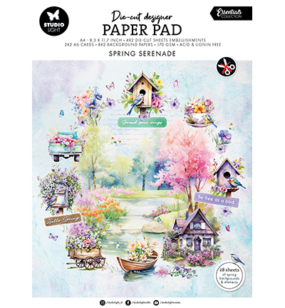 Studio Light - Paper Pad Spring Serenade Essentials nr.271