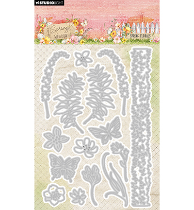 Studio Light Cutting Die - Spring Florals Spring Meadow nr.949