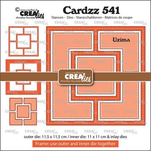 Crealies Cardzz Rahmen & inlay Uzima