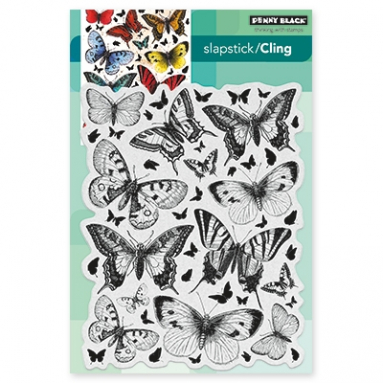 Penny Black - BUTTERFLY CHARMER (rubber stamp)