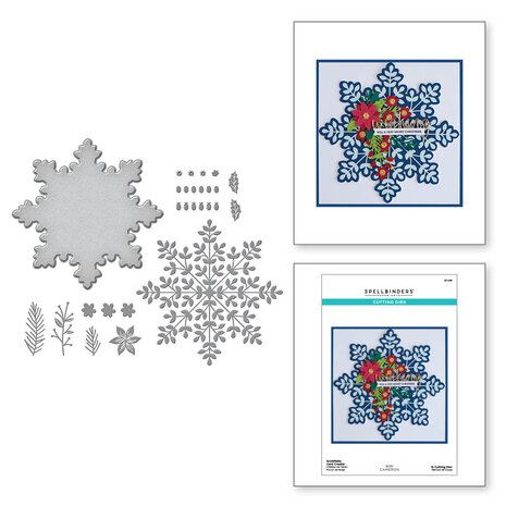 Spellbinders - Snowflake Card Creator Etched Dies