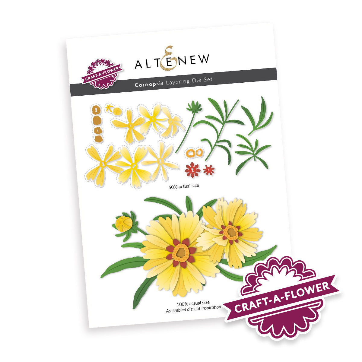 Altenew - Craft-A-Flower: Coreopsis Layering Die Set 