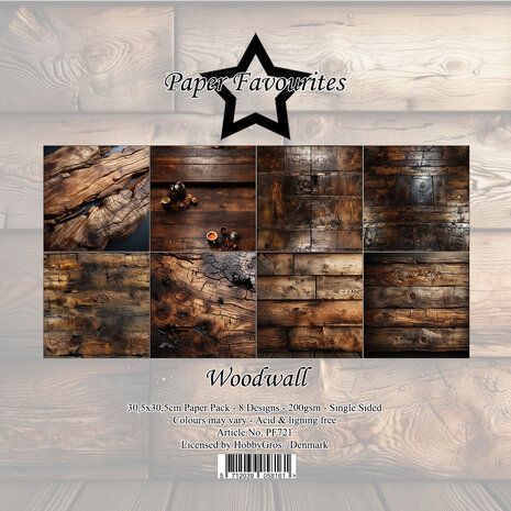 Paper Favourites - Woodwall 12x12 Inch Paper Pack