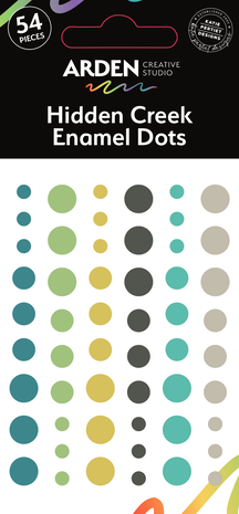 Arden Creative Studio - Hidden Creek Enamel Dots (54pcs)