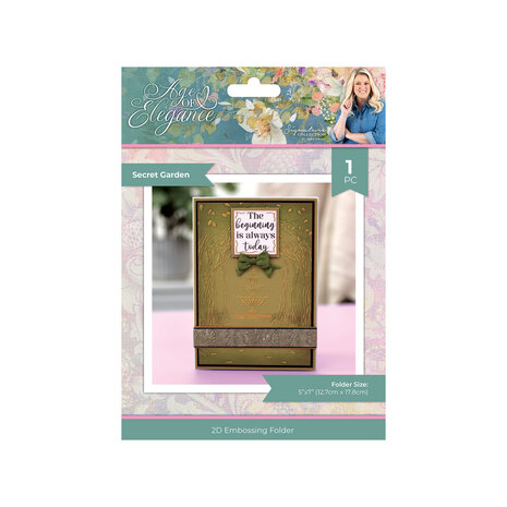 CC - Age of Elegance 2D Embossing Folders Secret Garden