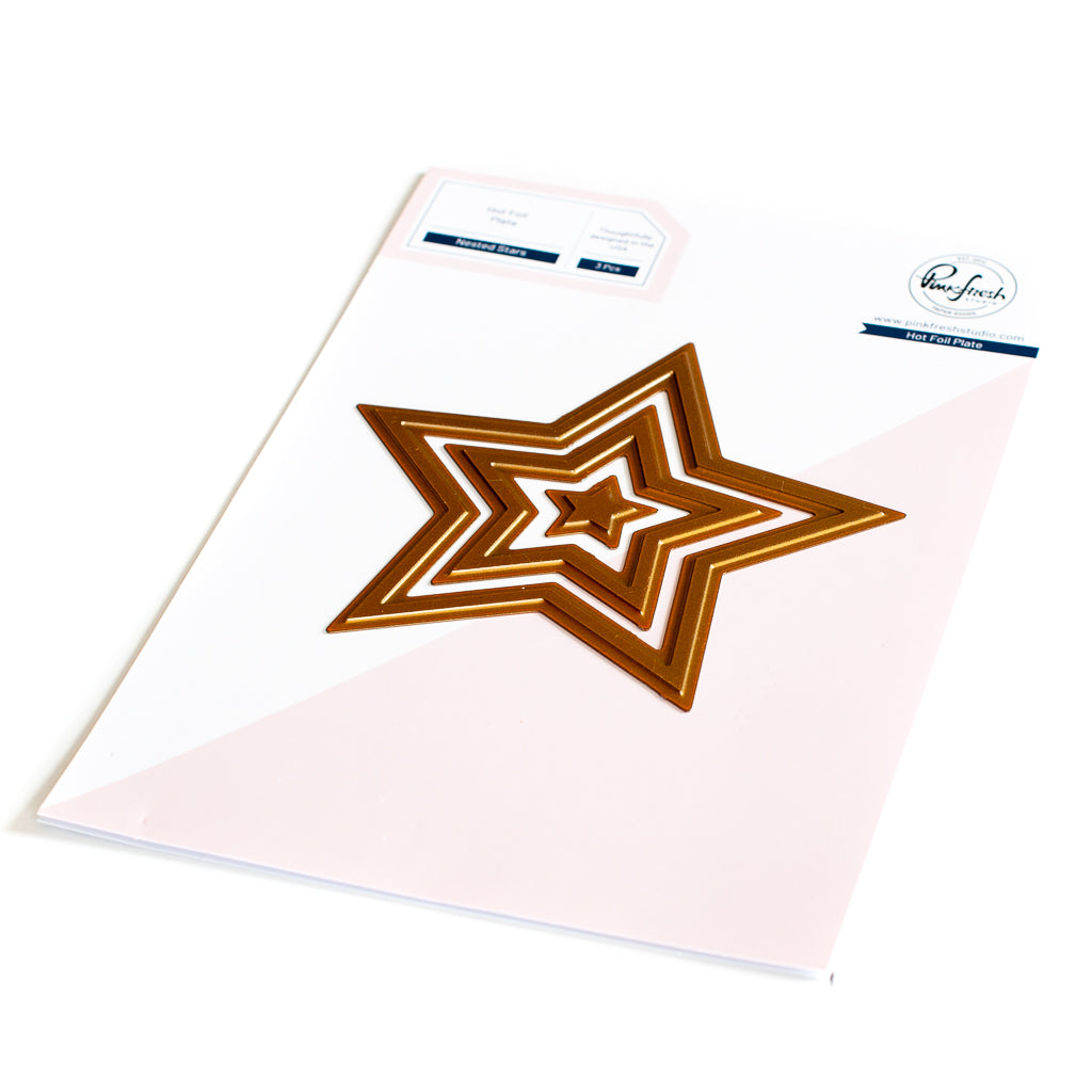 Pinkfresh Studio Hot Foil Plate - Nested Stars