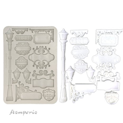 Stamperia - Art of Travelling A5 Silicon Mould Plates