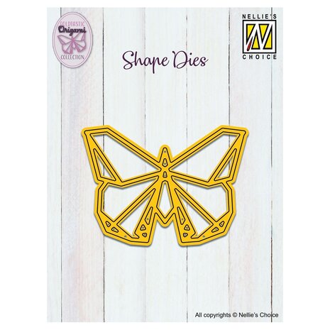 Nellies Snellen - Shape Die Origami Butterfly