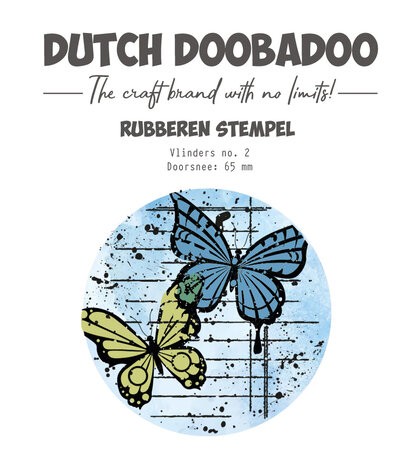 Dutch Doobadoo - Rubber Stamp Butterfly 2