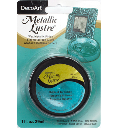 DecoArt - Metallic Lustre, Brilliant Turquoise