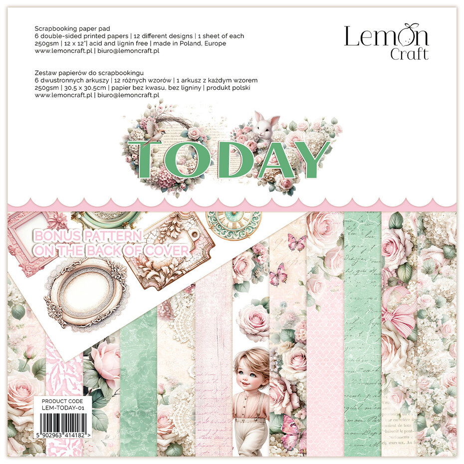 Lemon Craft - Today 12x12 Inch Paper Pad