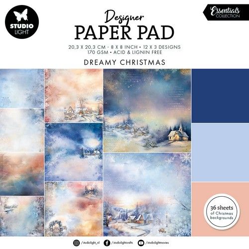 Studio Light Design Paper Pad Dreamy Christmas Essentials nr.198