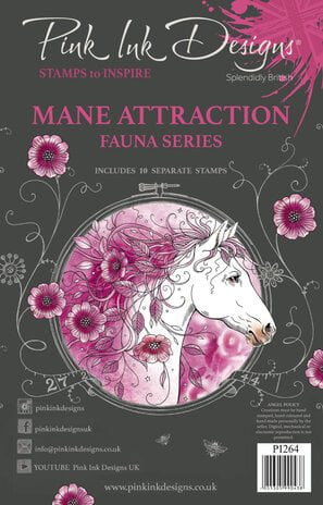 Pink Ink Designs - Mane Attraction A5 Clear Stamps