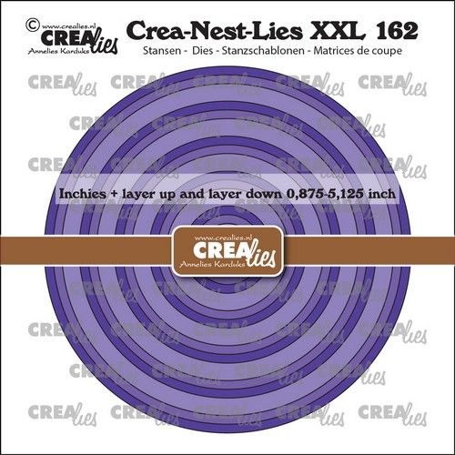 Crealies Crea-Nest-Lies XXL Inchies Kreis 