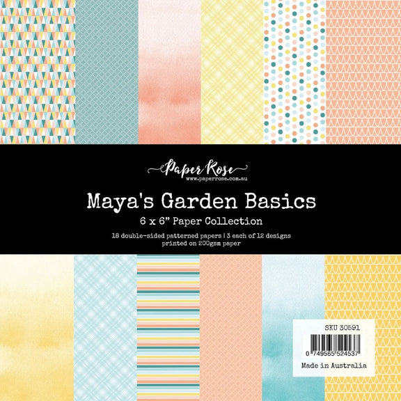 Paper Rose - Maya's Garden Basics 6x6 Paper Collection