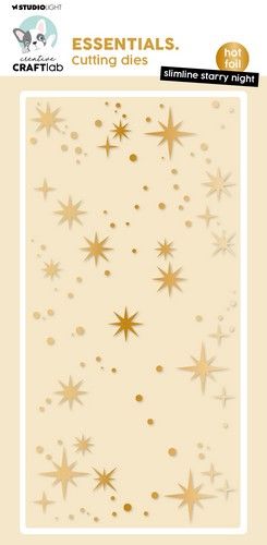 Studio Light Hot Foil Cutting Die Slimline starry night Ess. nr.13