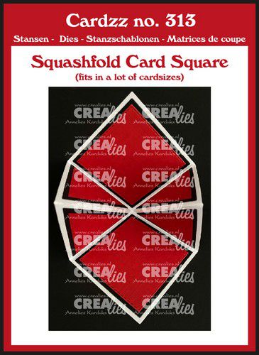 Crealies Cardzz Squashfold-Karte – quadratisch