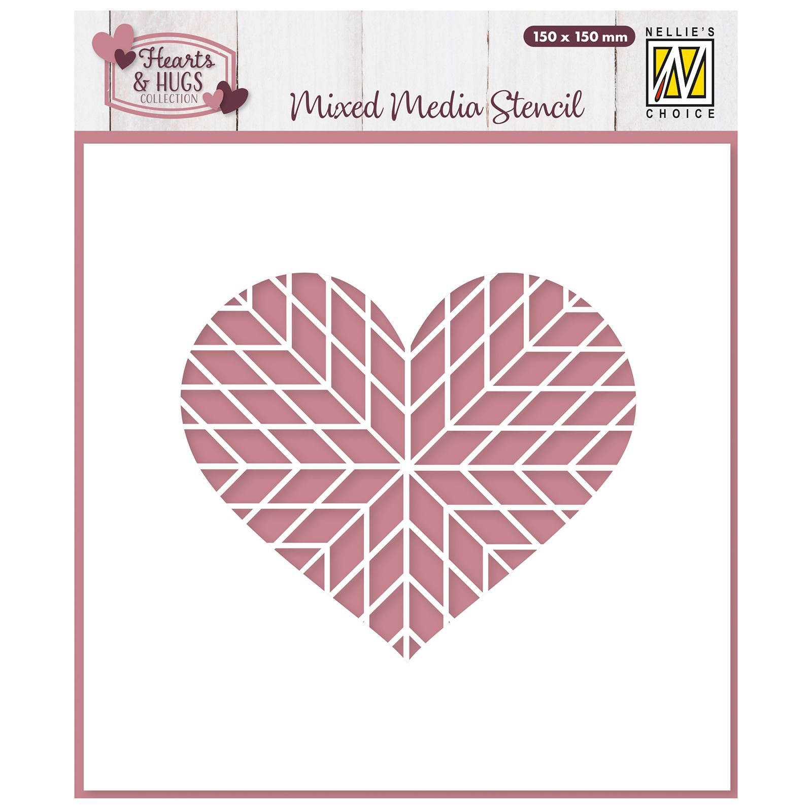 Nellie's Choice • Nellie's Choice • Stencil Geo Heart