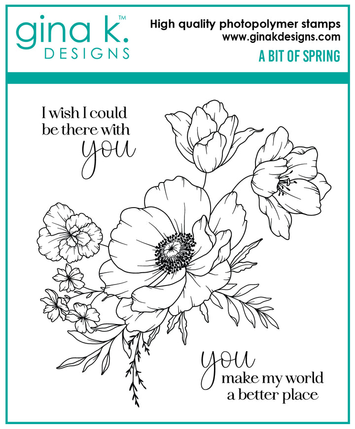 Gina K Designs - STAMPS- A Bit of Spring