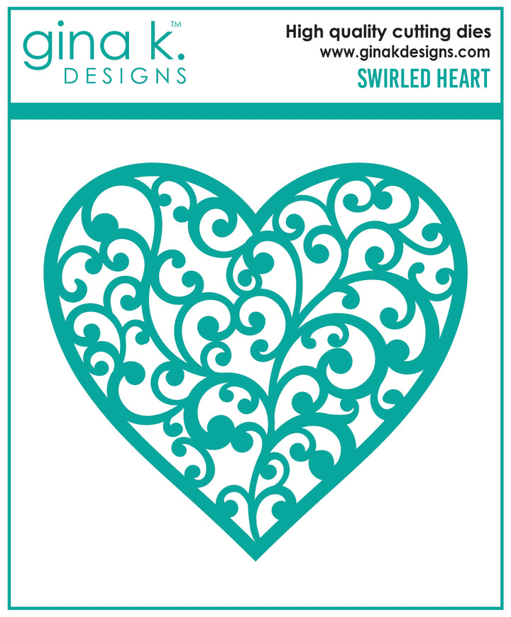 Gina K Designs - DIE- Swirled Heart