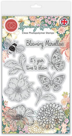 Craft Consortium - Spring Gardens Clear Stamps