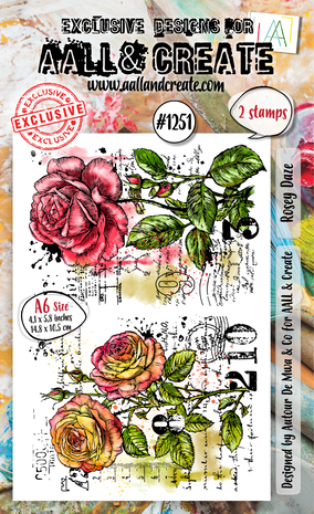 AALL & Create - Stamp Set A6 Rosey Daze