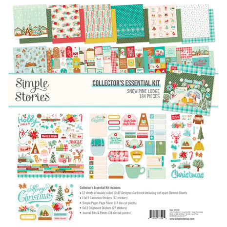 Simple Stories Simple - Snow Pine Lodge Collector's Essential Kit