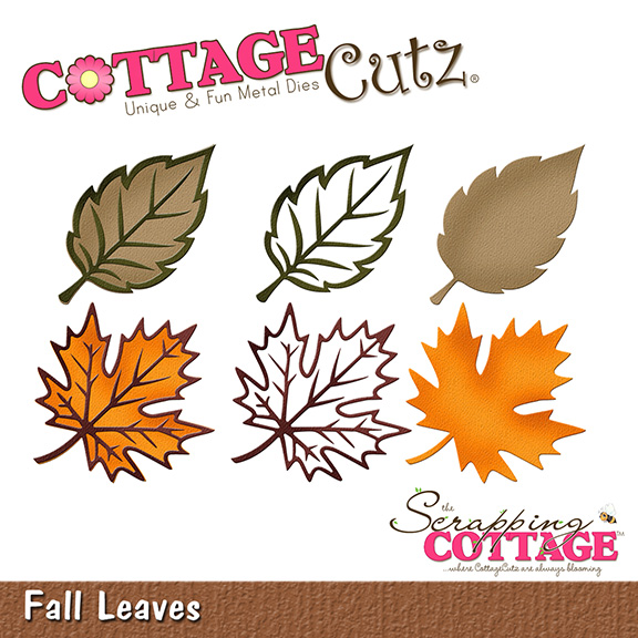 CottageCutz Die - Fall Leaves