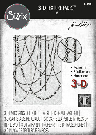 Sizzix - 3D Texture Fades by Tim Holtz Sparkle 