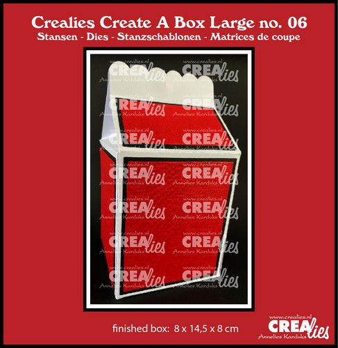 Crealies Create A Box Large Milchkarton groß