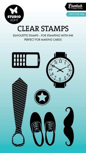 Studio Light Clear Stamp Gifts for him Essentials nr.667