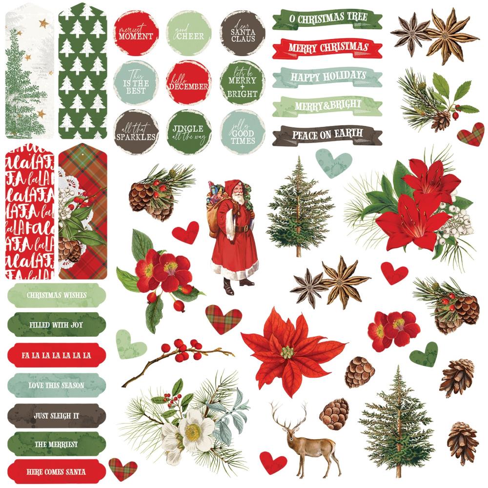 49 And Market Chipboard Set - Evergreen Season