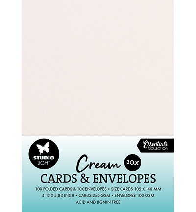 Cards & Envelopes Creme Consumables nr.02