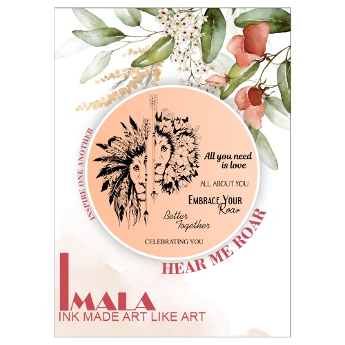 IMALA - A5 STAMP - HEAR ME ROAR - 090724A