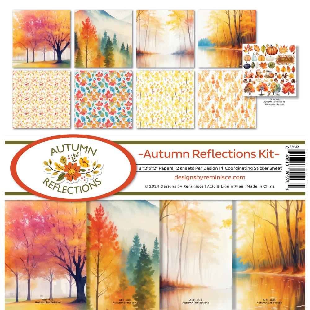 Reminisce Collection Kit 12"X12" - Autumn Reflections 