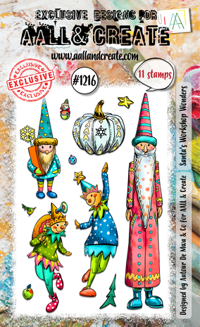 AALL & Create - Stamp Set A6 Santa's Workshop Wonders