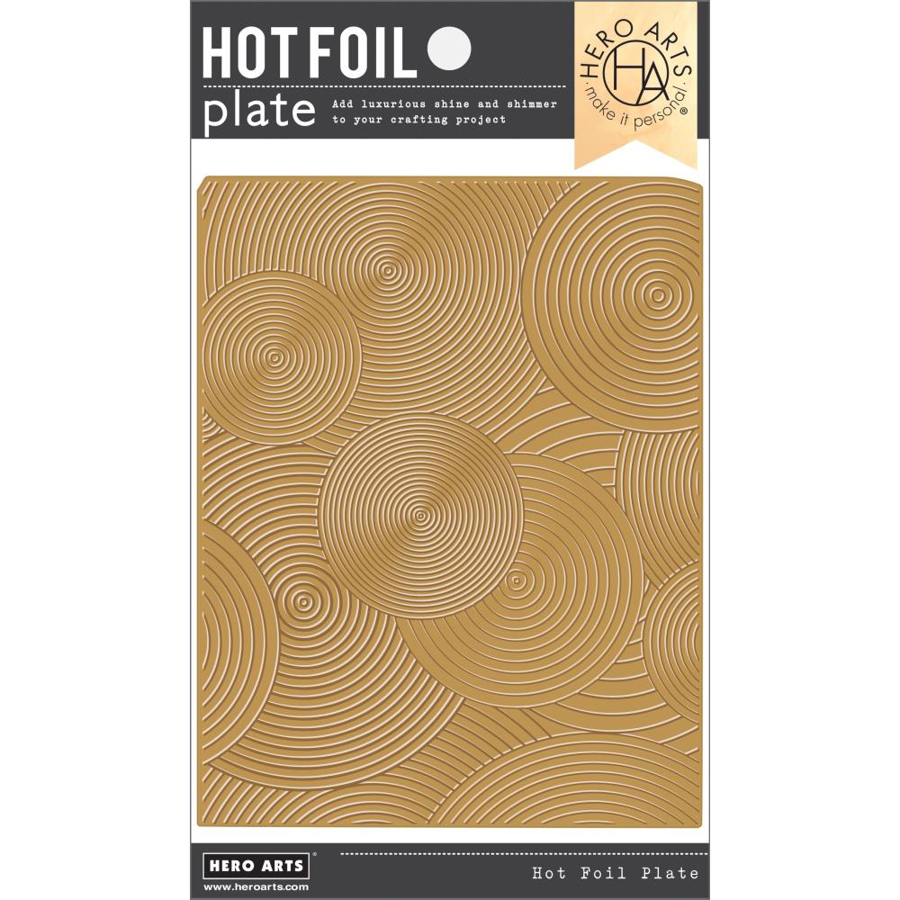 Hero Arts Hot Foil Plate - Zen Circles