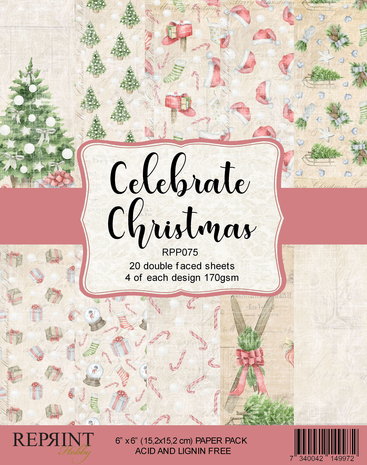 reprint-celebrate-christmas-6x6-inch-paper-pack-rp