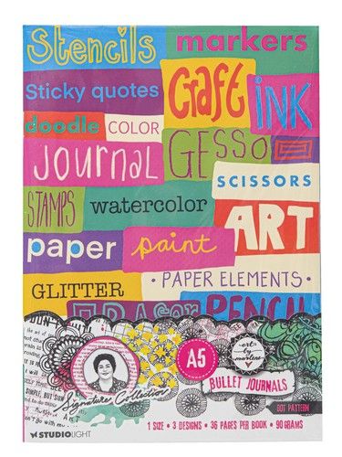 Studio Light Bullet Journals 3 in a pack Sign. Coll. nr.04