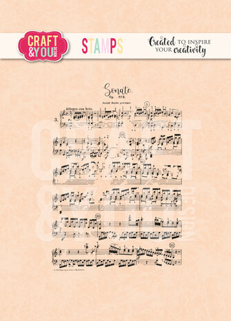 Craft & You Design - Music Notes Stamps