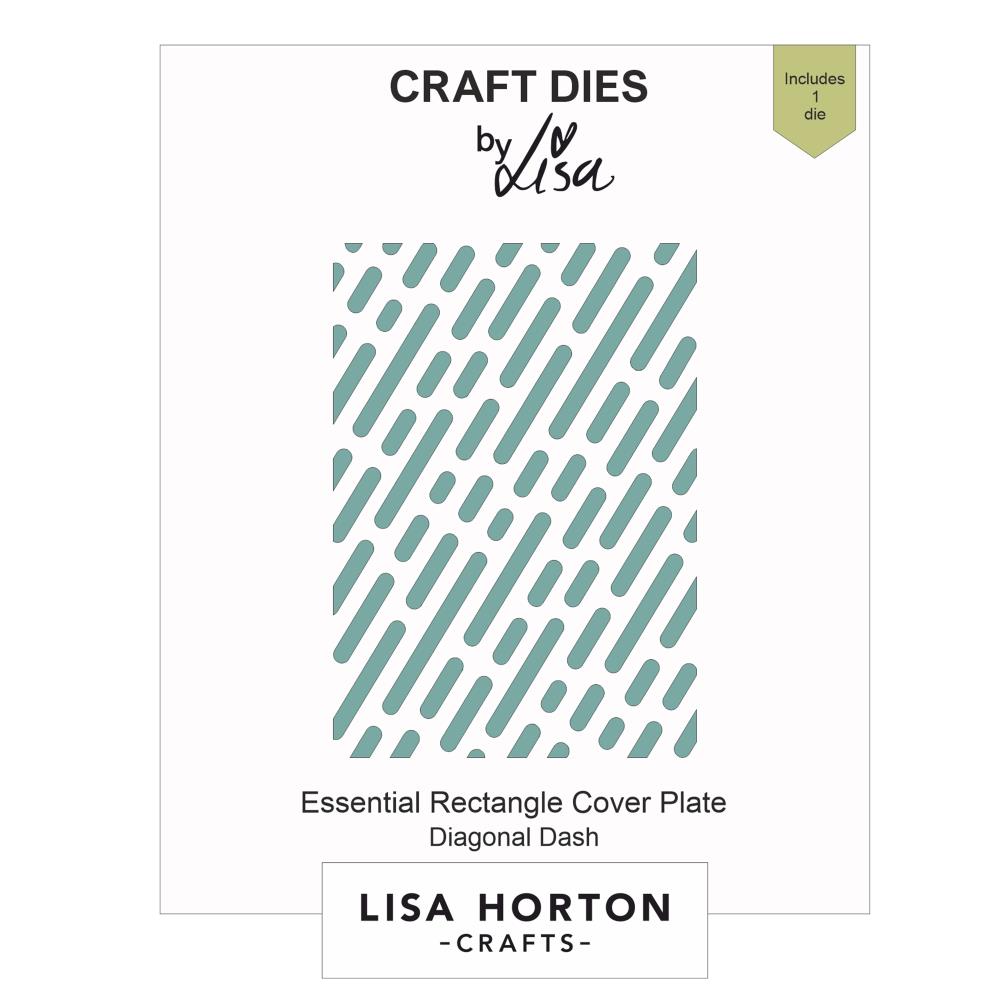 Lisa Horton Crafts Essential Inserts Coverplate Dies - Diagonal Dash