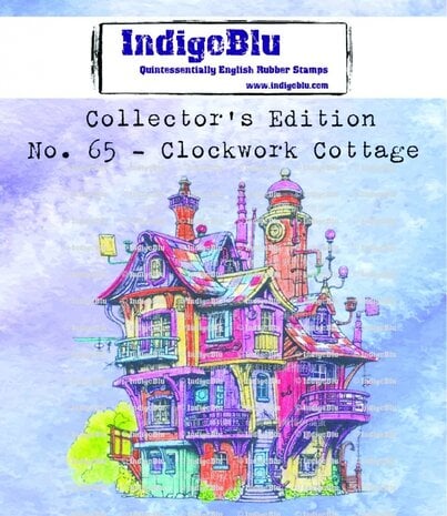 IndigoBlu - Collectors Edition no.65 Clockwork Cottage Rubber Stamps 